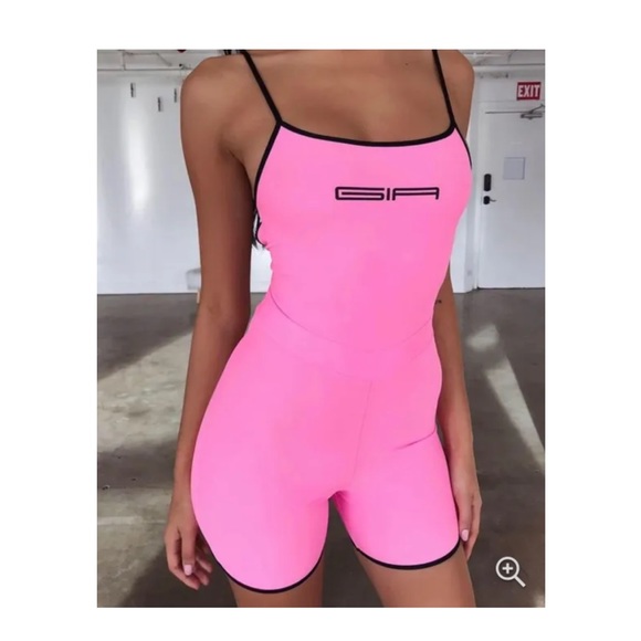 I.AM.GIA Pants - I AM GIA pink bodysuit romper